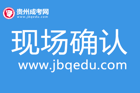 2020年贵州工程职业学院成考现场确认材料