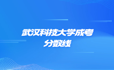 2023年武汉科技大学成考录取分数线